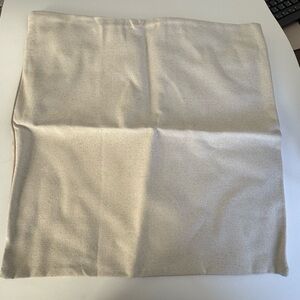 2 Cream Pillow Covers